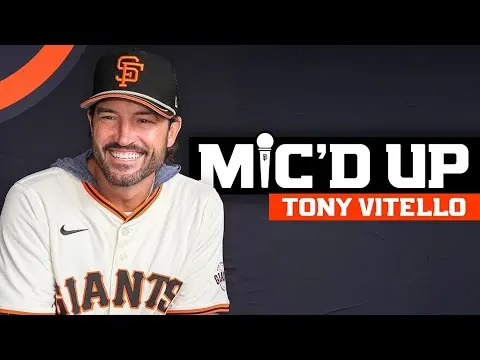 Manager Tony Vitello Mic'd Up at Giants FanFest Tour in San Jose