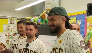Padres prep for Fan Fest with stop in San Ysidro – NBC 7 San Diego