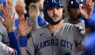 Infielder Vinnie Pasquantino agrees to 2-year contract with the Royals