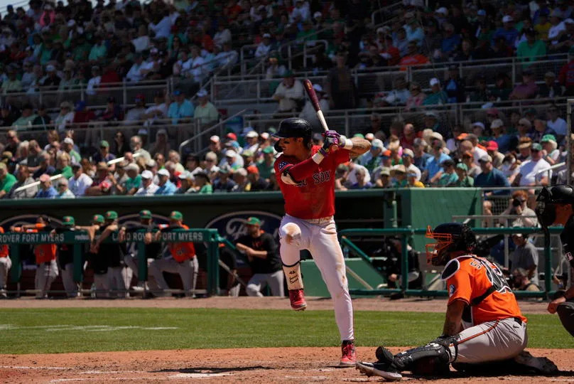 Action from a Spring Training game between the Boston Red Sox and the Baltimore Orioles at JetBlue Park in Fort Myers on Monday, March 17, 2025.&nbsp;(Andrew West/The News-Press/USA Today Network/Imagn Images)