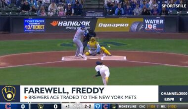 "Freddy meant a lot to us," Brewers trade fourth star pitcher, Peralta, since 2022 | Sports