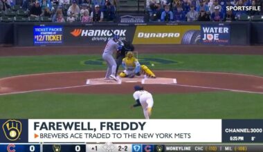 "Freddy meant a lot to us," Brewers trade fourth star pitcher, Peralta, since 2022 | Milwaukee Brewers
