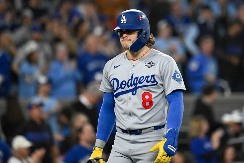 Los Angeles Dodgers left fielder Enrique Hernandez (8) during the 2025 MLB season.© Dan Hamilton-Imagn Images