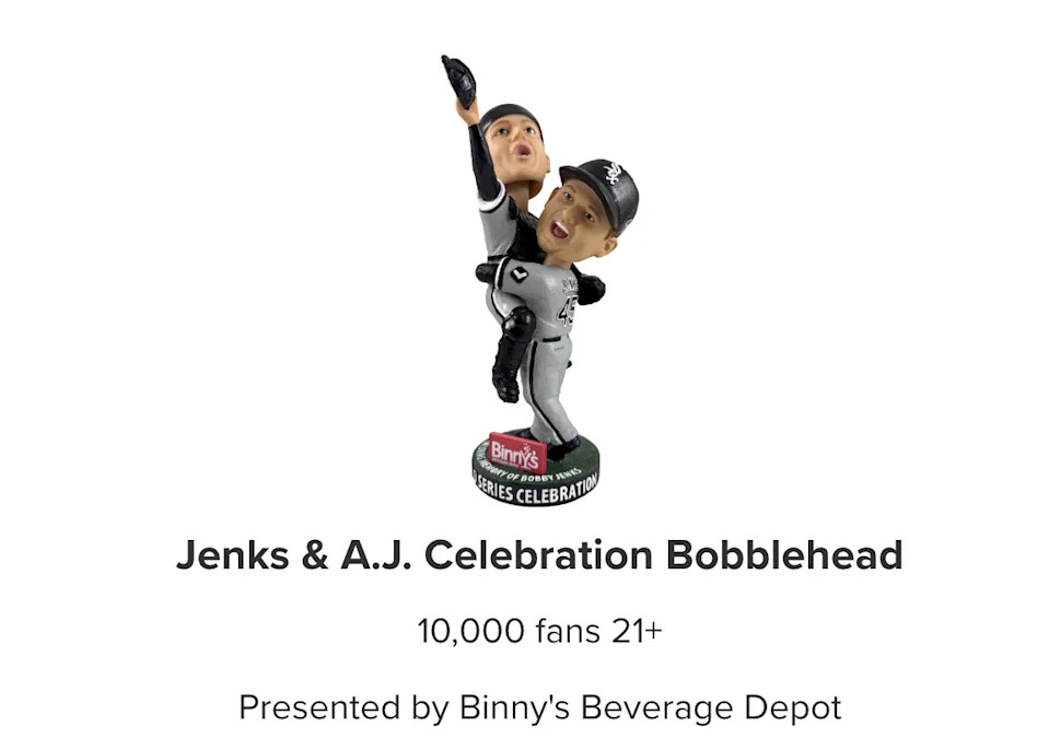 Bobby Jenks and AJ Pierzynski Bobblehead