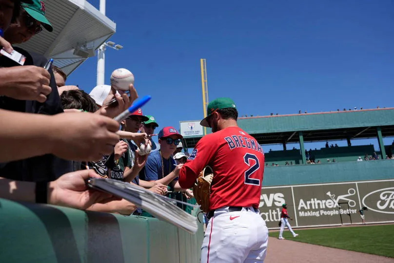 Action from a Spring Training game between the Boston Red Sox and the Baltimore Orioles at JetBlue Park in Fort Myers on Monday, March 17, 2025. (Andrew West/The News-Press/USA Today Network/Imagn Images)