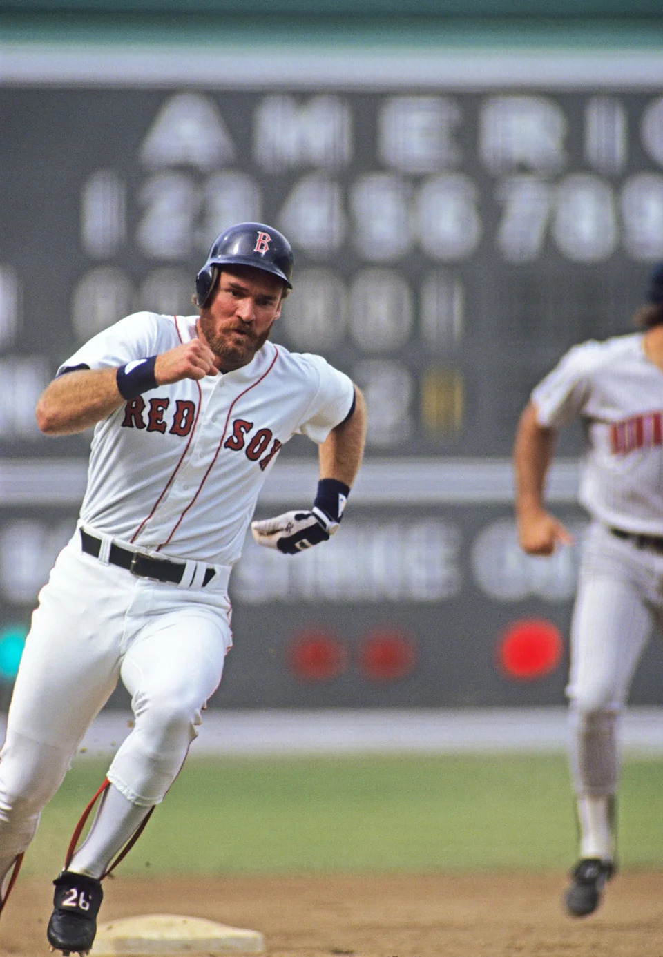 Jun 24, 1989; Boston, MA, USA; FILE PHOTO; Boston Red Sox third baseman Wade Boggs in action against the Minnesota Twins at Fenway Park. (RVR Photos/Imagn Images)