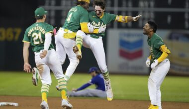 Athletics and All-Star shortstop Jacob Wilson agree to $70 million, 7-year contract -
Las Vegas Sun News
