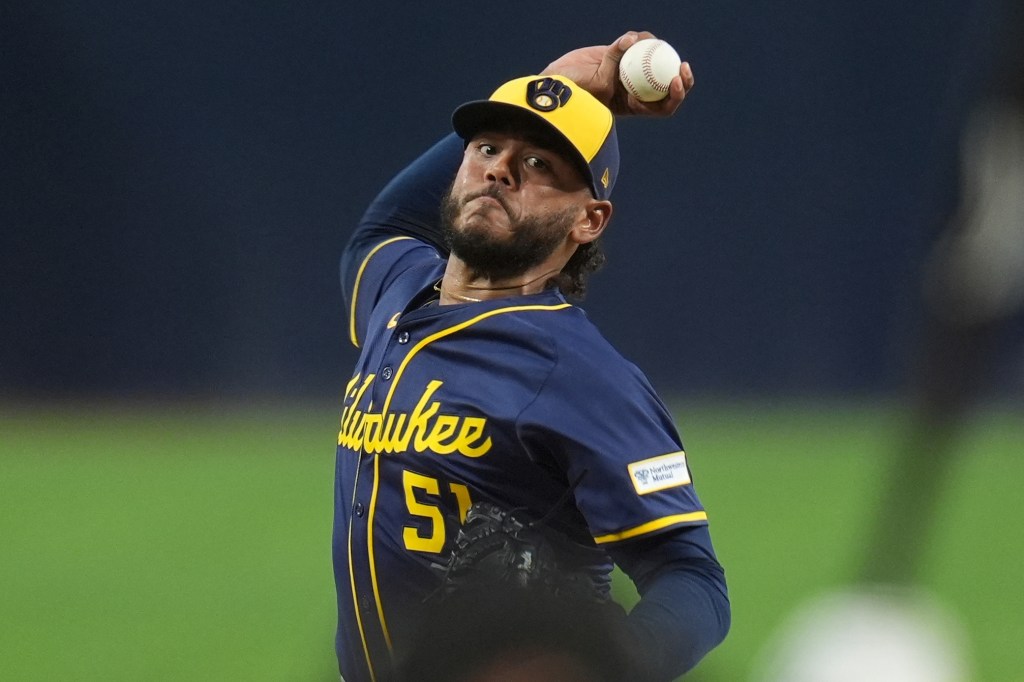 Mets acquire ace Freddy Peralta from Brewers in trade