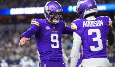 Sports Wrap, Jan. 18: Vikings QB situation, Addison arrested, Flores, Wolves, Wild, and Twins