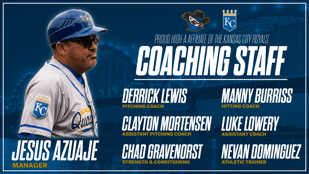 Quad City River Bandits manager Jesus Azuaje
