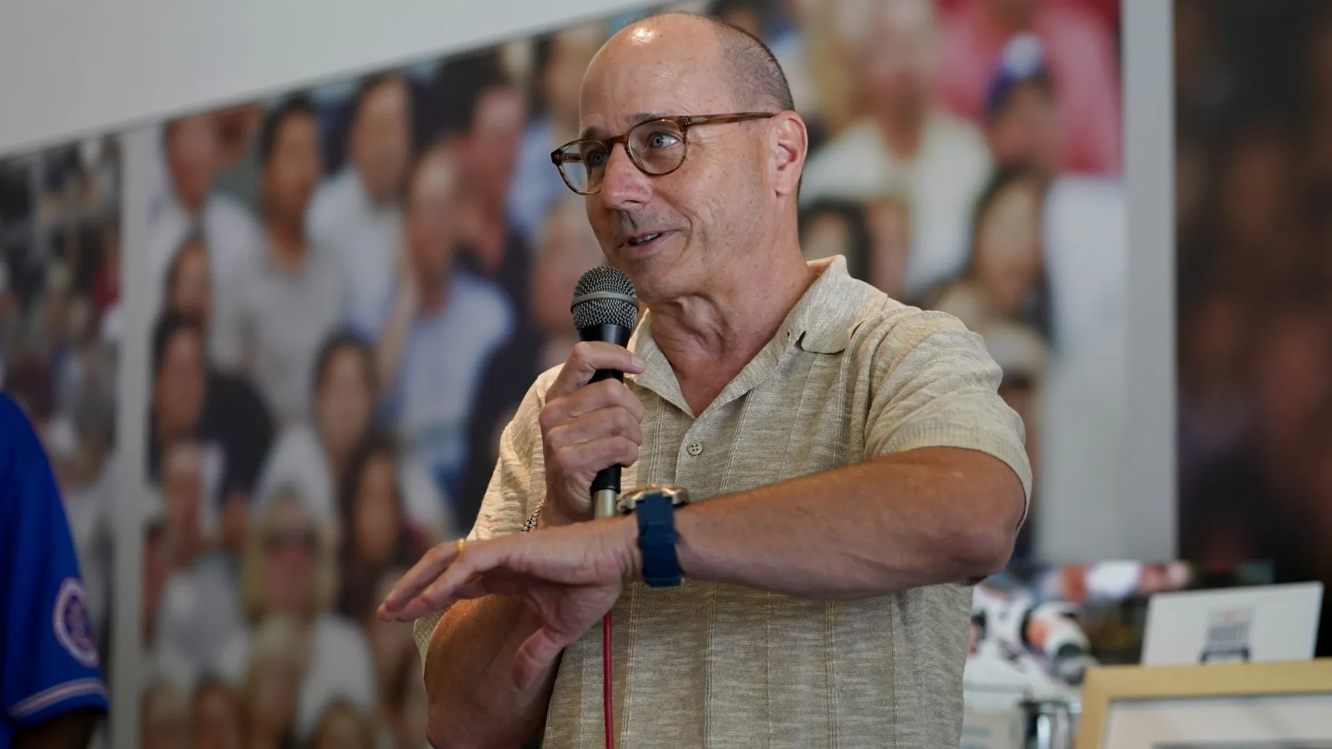 Brian Cashman smiling