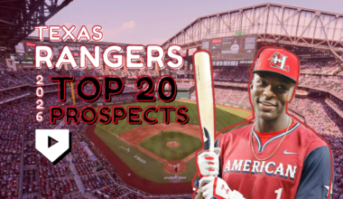 Texas Rangers 2026 Top 20 Prospects