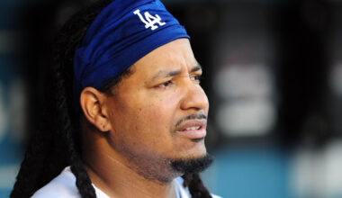 Former Los Angeles Dodgers outfielder Manny Ramirez.