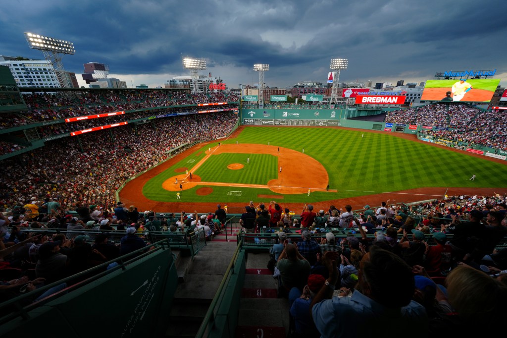 A general view during the game between the New York Yankees and the Boston Red Sox at Fenway Park on Saturday, September 13, 2025 in Boston, Massachusetts.