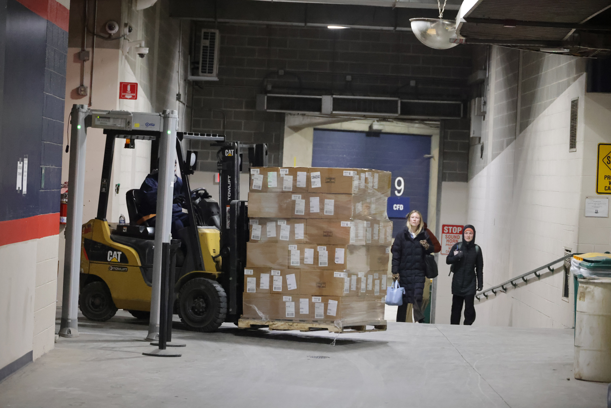 About a dozen Guardians employees and Andrews Moving & Storage workers loaded two trucks with a total of about 40,000 pounds of supplies on Thursday, January 29, 2026, at Progressive Field to be shipped to Goodyear, Arizona for spring training. The trucks are expected to be there next week.