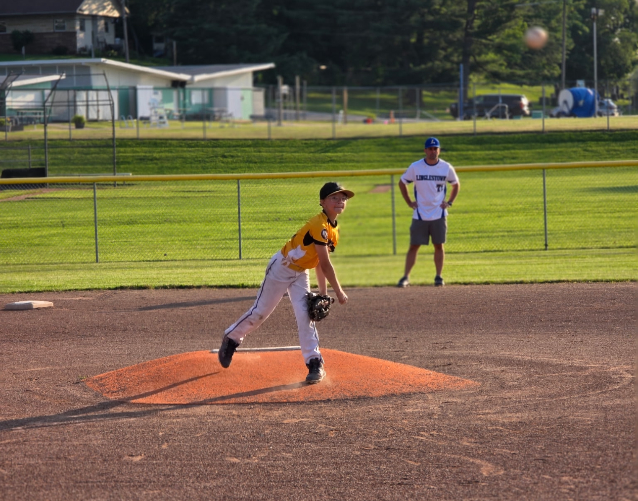Bryson Funk was a pitcher on the Linglestown Colts baseball team. The night before he died, he pitched for three innings and led his team to victory in the June 11, 2025, championship game. (Photo courtesy of Mollie Barnes)