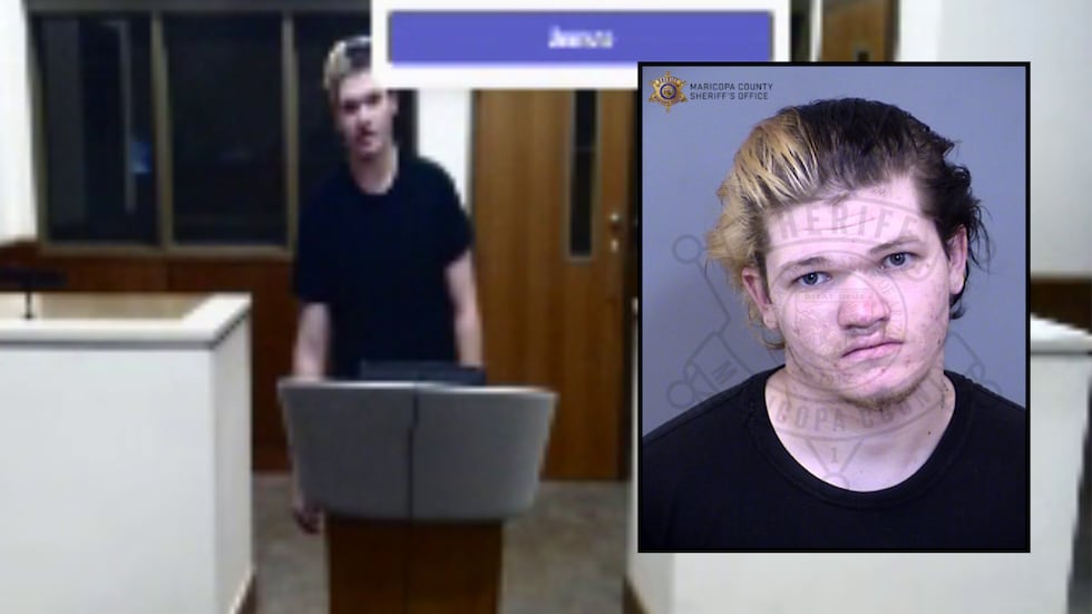 20-year-old Jayden Frost made his first court appearance in Phoenix.