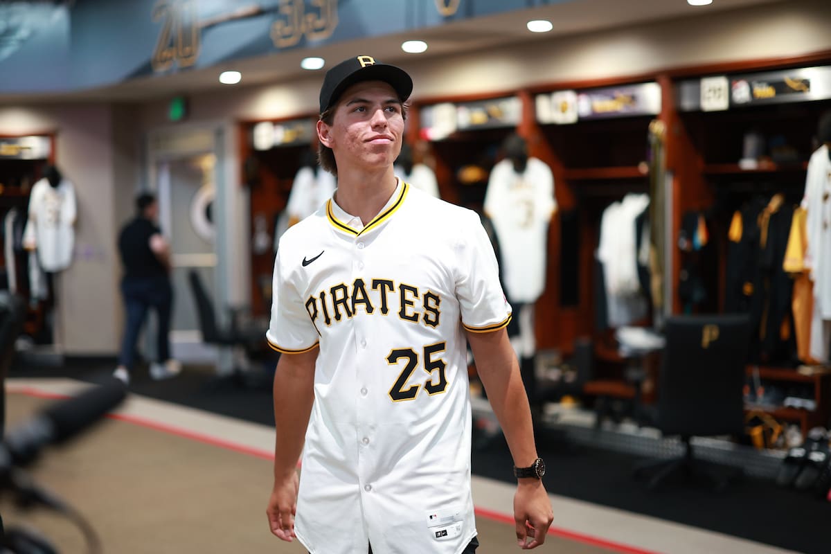 First Look: Top Prospect Seth Hernandez Quickly Catches Eye of Pirates Catcher