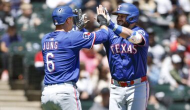 Texas Rangers Josh Jung Jake Burger