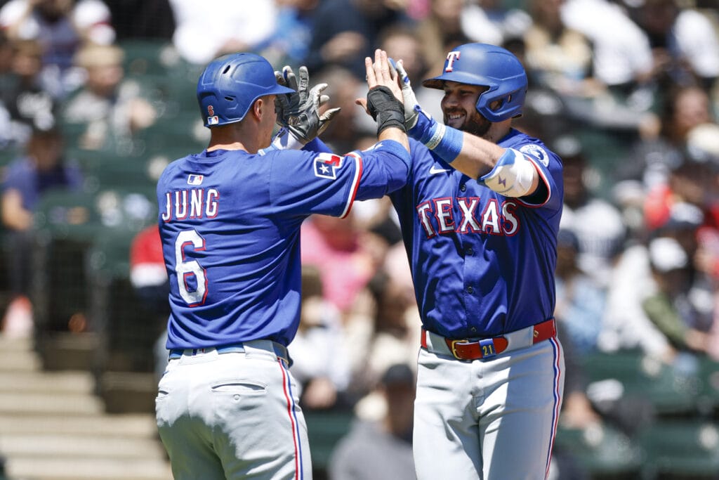 Texas Rangers Josh Jung Jake Burger
