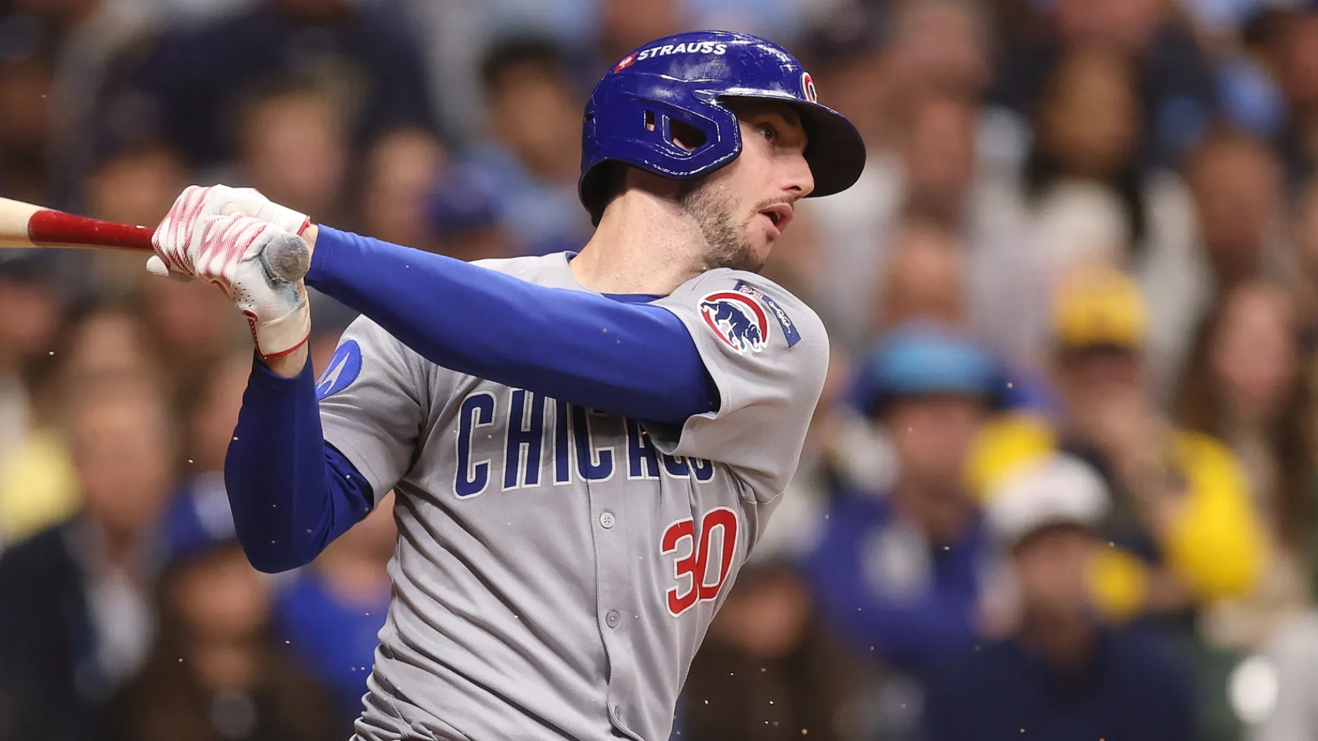 Kyle Tucker hitting the ball