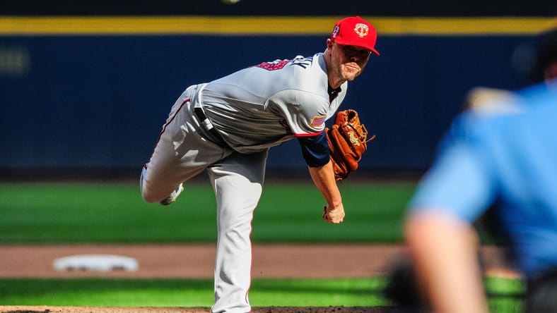 Ryan Pressly - Minnesota Twins at Milwaukee Brewers