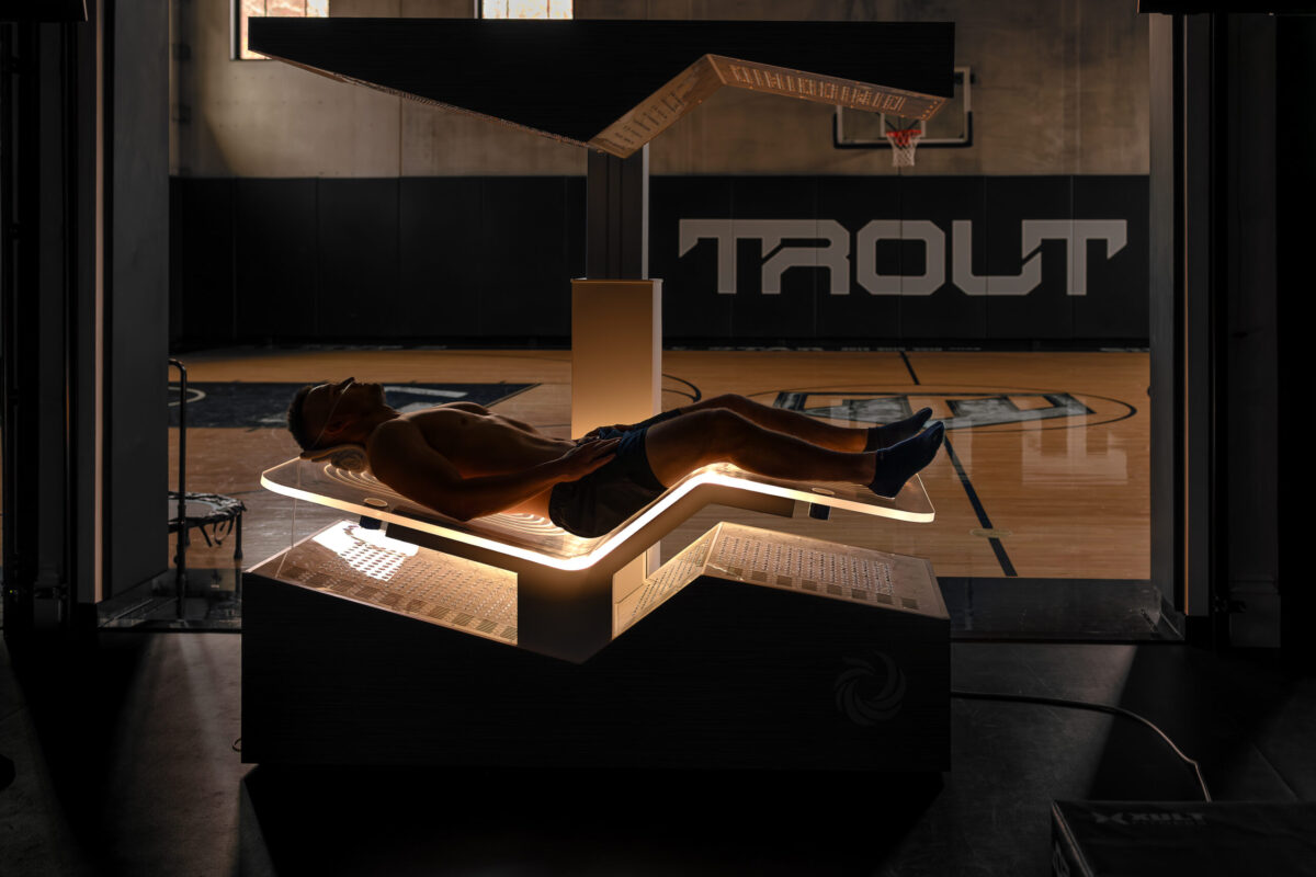 Mike Trout using the Ammortal Chamber