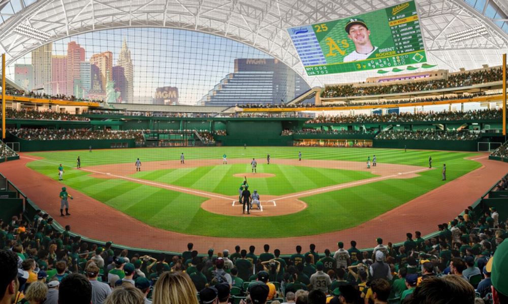 Athletics’ Las Vegas ballpark clears latest hurdle after Clark County approval