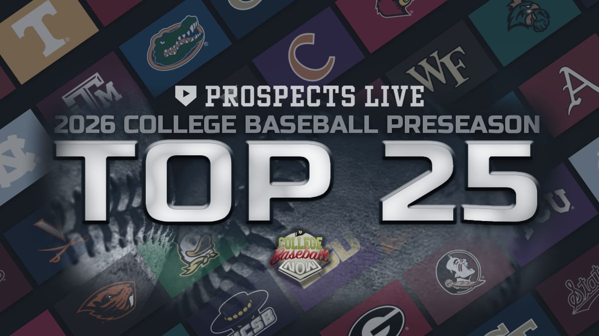 2026 College Baseball Preseason Top 25