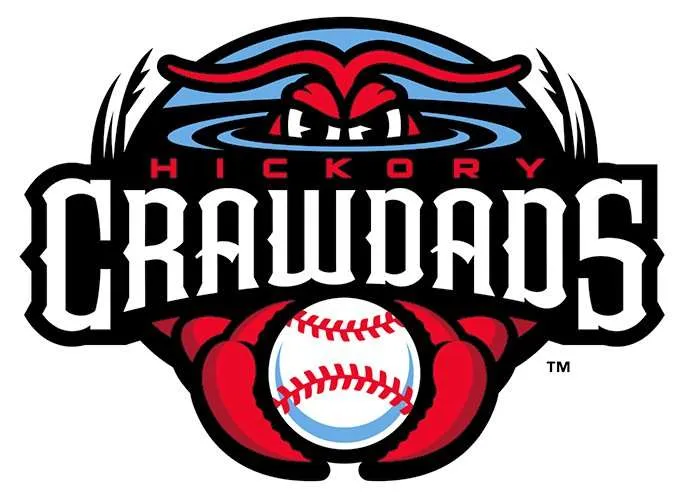 Hickory Crawdads logo