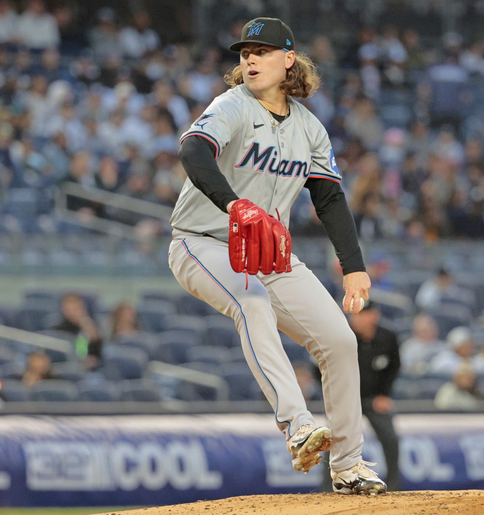 Ryan Weathers, the 26-year-old son of former Yankees hurler David Weathers, was traded from the Marlins to the Bombers, just like his father was in the past.