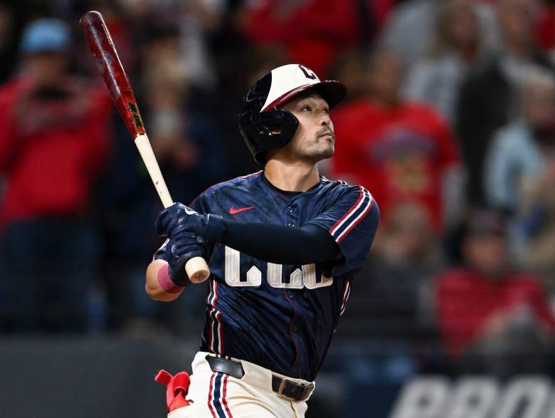 Cleveland Guardians outfielder Steven Kwan