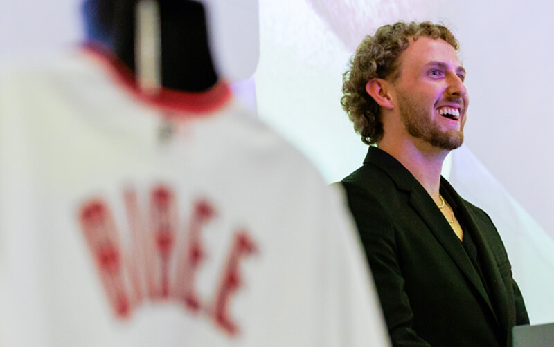 Cleveland Guardians Pitcher Tanner Bibee Wouldn't Trade Being a Titan 