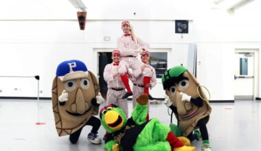 Pirates mascots visit theater | News, Sports, Jobs