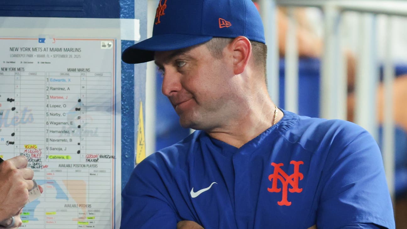 Carlos Mendoza expects David Stearns to stay active, but says Mets feel ‘good with where we’re at’ - SNY