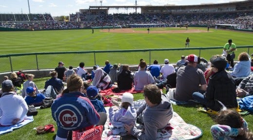 Outfielder spotted at Cubs pre-spring training camp has fans buzzing
