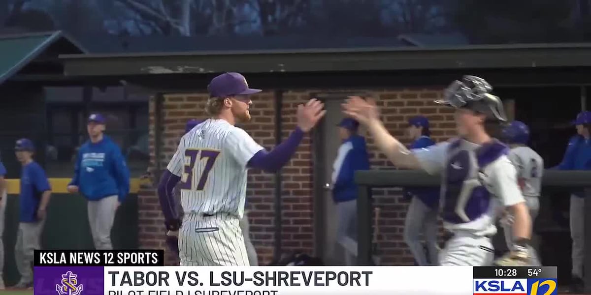 LSU-Shreveport baseball opens season with doubleheader sweep of Tabor; wins 61st straight game dating back to 2025 season