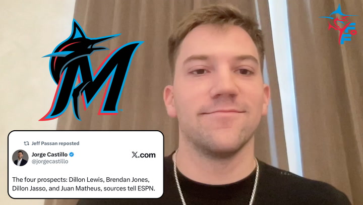 Brendan Jones: I found out about trade from Jeff Passan retweet - Marlins & Minors