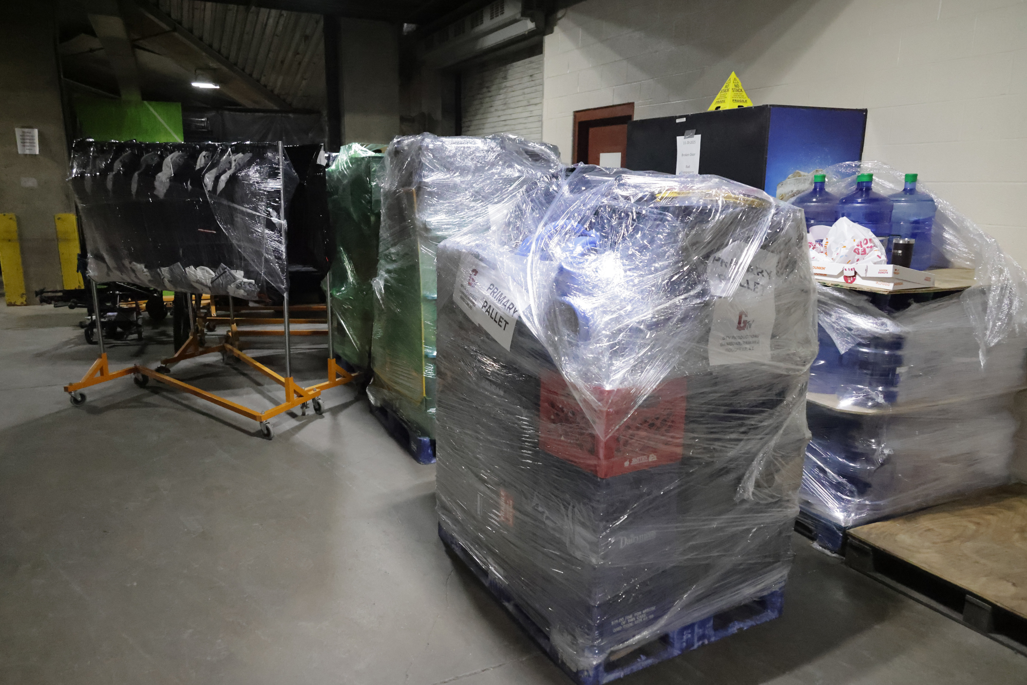 About a dozen Guardians employees and Andrews Moving & Storage workers loaded two trucks with a total of about 40,000 pounds of supplies on Thursday, January 29, 2026, at Progressive Field to be shipped to Goodyear, Arizona for spring training. The trucks are expected to be there next week.