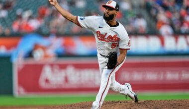 Seranthony Dominguez had a 3.16 ERA and two saves in 67 games with the Orioles and Blue Jays last season.