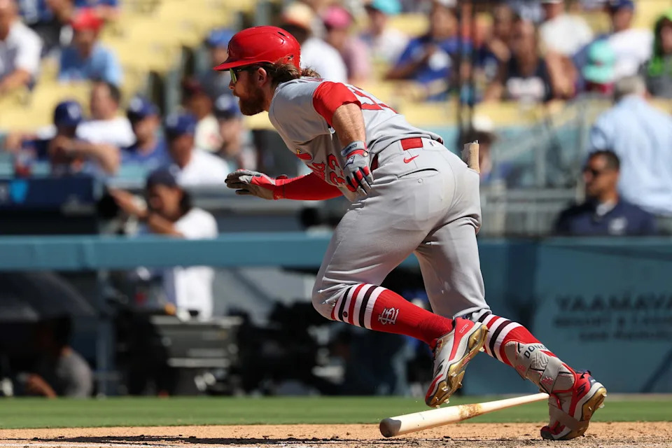 Brendan Donovan of the Cardinals. (Kiyoshi Mio-Imagn Images)