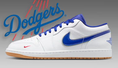 The Air Jordan 1 Low Knocks Out A "Dodgers" Colorway