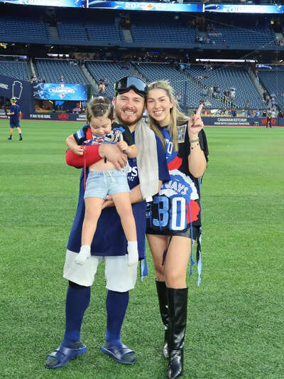 Toronto Blue Jays catcher Alejandro Kirk’s wife Sofia Castaneda shares a sweet moment on Instagram
