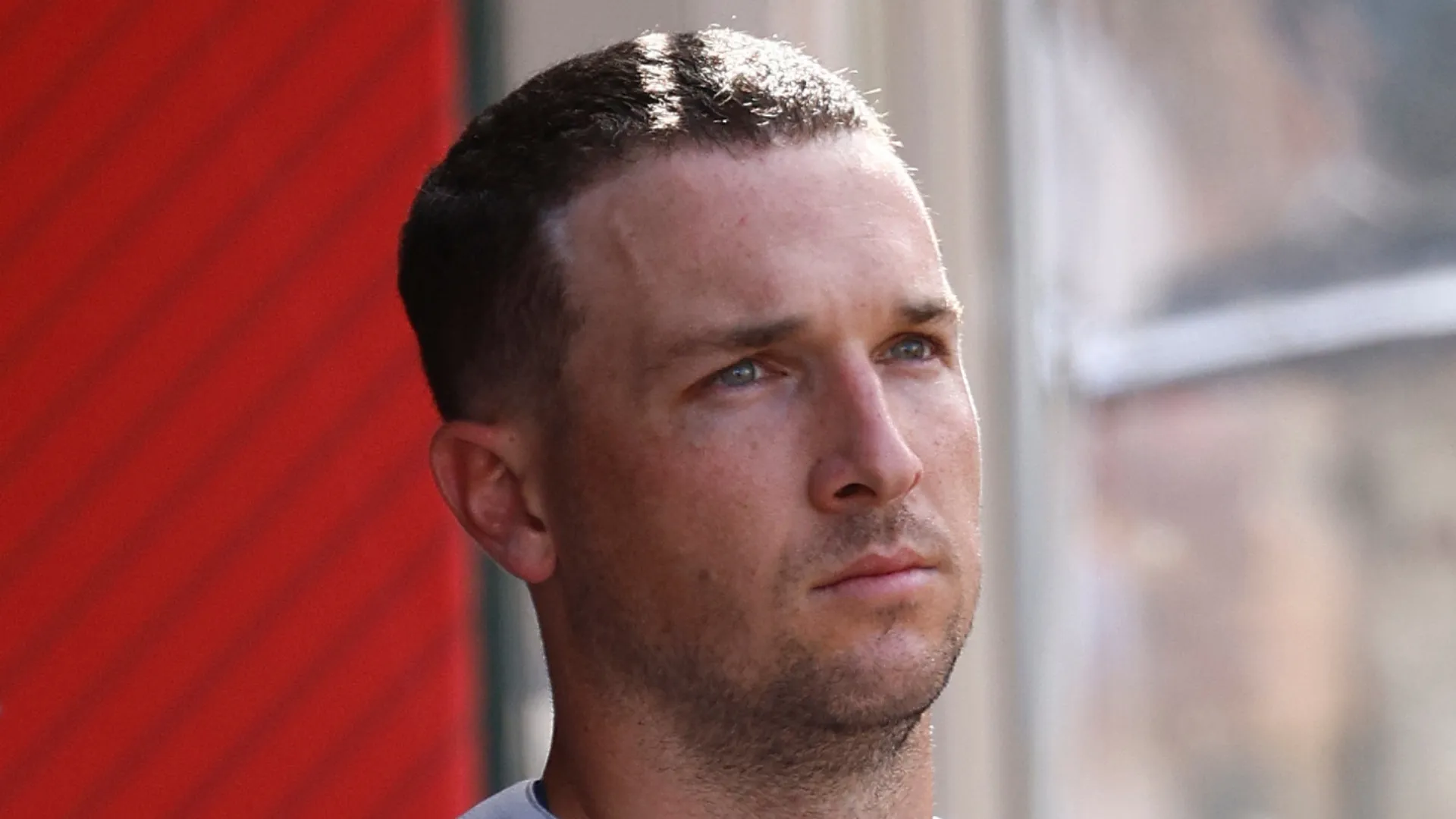 Alex Bregman looks upset