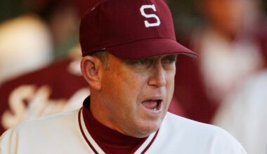 Former Stanford baseball coach Mark Marquess, who won 2 College World ...