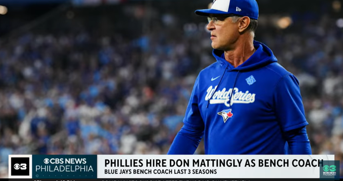Don Mattingly is the new bench coach in Philadelphia
