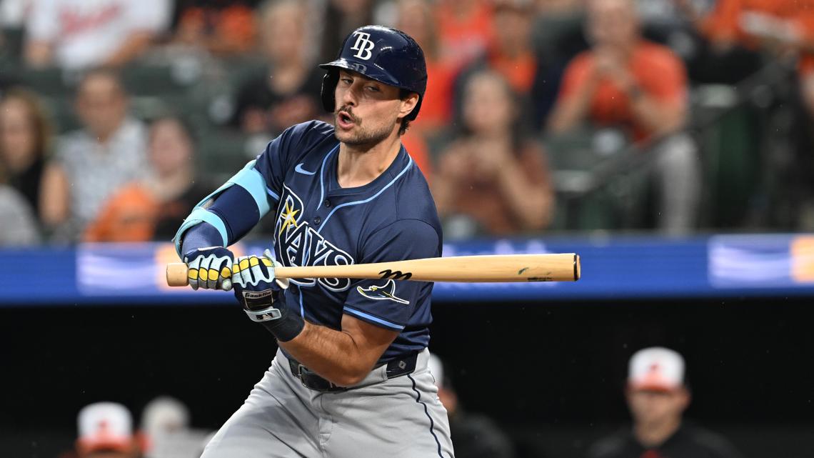 Josh Lowe to Angels, Gavin Lux to Rays and Brock Burke to Reds in 3-team trade