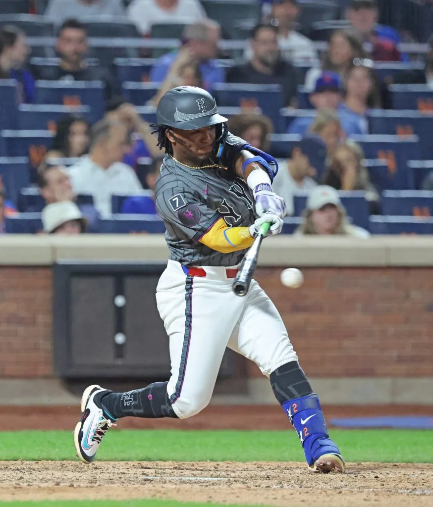 After a strong start to 2025, Acuña shuttled between the majors and Triple-A the rest of the year. Charles Wenzelberg / New York Post