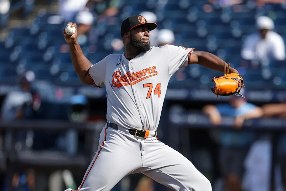 Baltimore Orioles Closer Felix Bautista (74) |&nbsp;© Nathan Ray Seebeck-Imagn Images