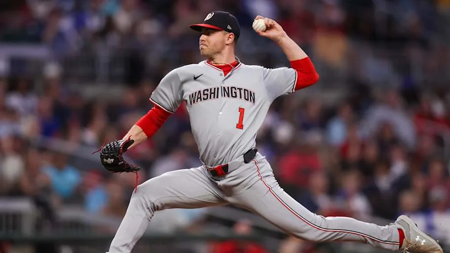 Washington Nationals MacKenzie Gore pitching\